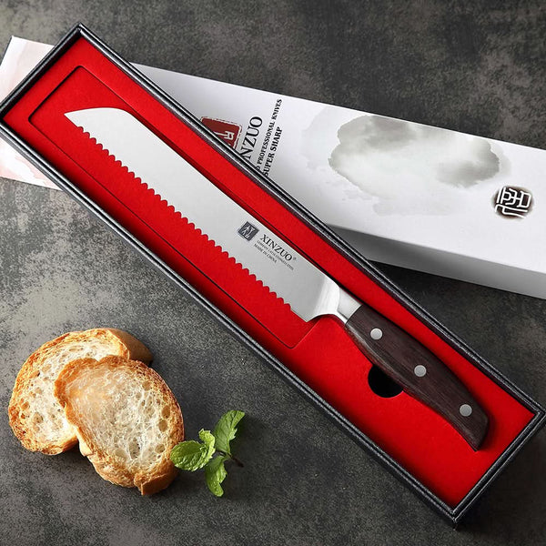 ZHI SERIES XINZUO 8'' inch Serrated Bread Knife