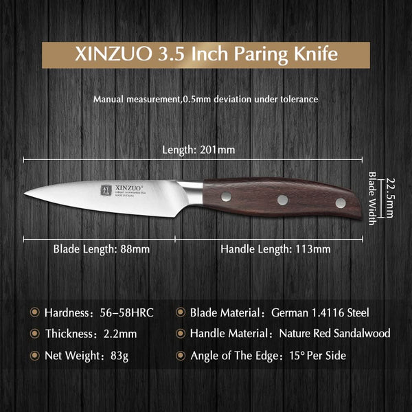 ZHI SERIES XINZUO 3.5 "inch Paring Knife