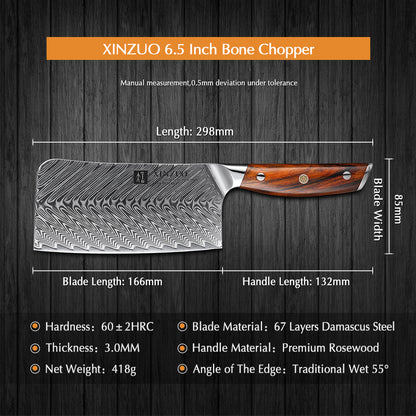 XINZUO YI SERIES 6. 5''inch Bone Chopper Knife