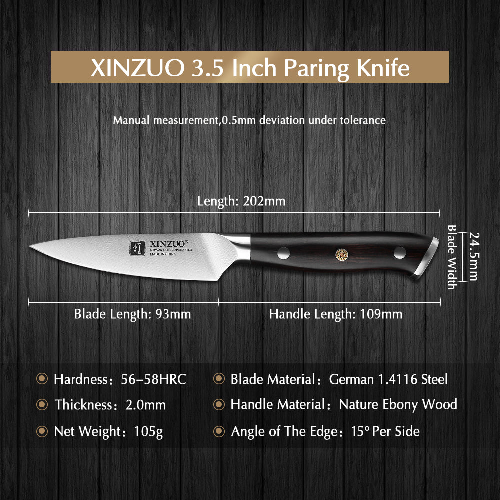 XINZUO YU SERIES XINZUO 3.5" inch Paring Knife
