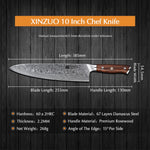 XINZUO YU SERIES 10'' inch Chef Knife