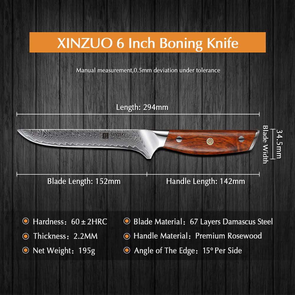 XINZUO YI SERIES 6''inch Boning Knife