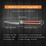 XINZUO HE SERIES 3.5 inch Paring Knife