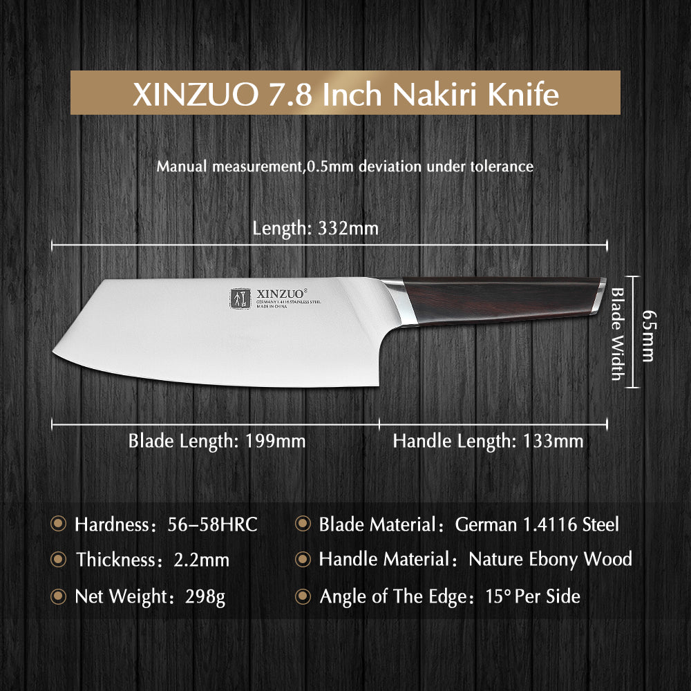 XINZUO RUI SERIES 4Pces Kitchen Knife Set