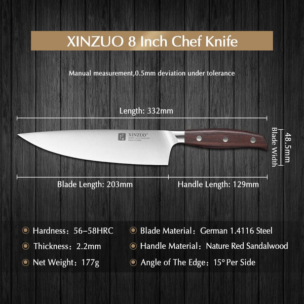 ZHI SERIES XINZUO 8''inch Chef Knife