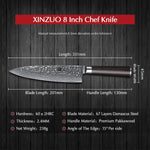 XINZUO HE SERIES 8 inch Chef Knife