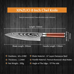 XINZUO HE SERIES 8 inch Chef Knife